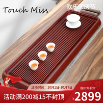 TOUCH MISS electric Wood tea tray simple home new German Chinese dry tea table drainage light luxury tea tray