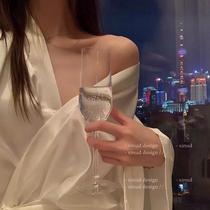 Summer Silk Robe Womens Ice Silk sexy charming naked feeling seduction silk Korean version of loose long bathrobe pajamas