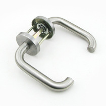 Fire door fire lock stainless steel pipe lock accessories handle factory direct copper core fire lock handle