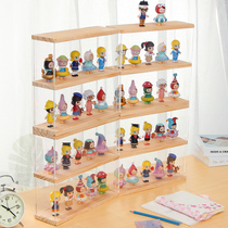 Blind box storage display stand acrylic dustproof Wall transparent bubble matte hand doll popmart cover Villa