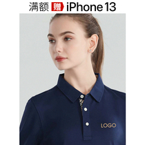Long Sleeve Polo Shirt Custom Turned Collar International Work Clothes Corporate Clothing Collective Culture Shirts to print characters Embroidery