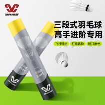 Kloswee three-section badminton 12 only to be stable and not easy to rot and resistant king training match with ball