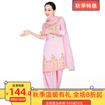 Indian clothing womens cotton stretch pants next to the cover than the scarf Kurta Bhara multi-ethnic exotic Daily