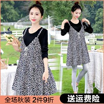 Pregnant womens dress autumn suit fashion autumn winter skirt spring and autumn maternity dress 2021 Spring and Autumn New Tide