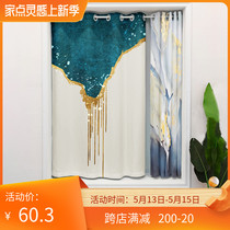 Finished short curtain Art Oil Painting Bathroom Toilet Partition Book Room Children Room Balcony Shading and heat insulation Half-curtain