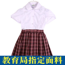 Shenzhen Unified School Uniforms Elementary School Students Womens Clothing Spring Summer Gown Gown Short Dress Uniform Skirt