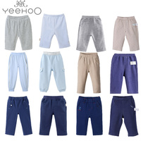 2 Fold up in English Spring and Autumn Pants Boys Pants Boys Casual Pants Sports Pants Baby Long Pants