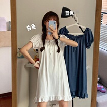 2020 new princess wind sweet and lovely Japanese thin models night dress female summer soft sister pajamas female home clothes ins