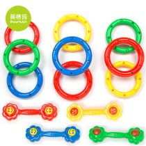 Kindergarten morning exercise morning morning exercise activity equipment light hand-held hand-held sound gymnastics ring bracelet ring hand bell