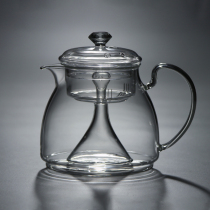 Steam teapot Tea stove Glass kettle Teapot single pot high temperature black and white tea electric ceramic stove tea maker set