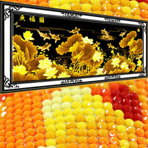 Nine fish figure 5D Crystal Diamond painting stickers full of diamond brick and stone show living room point stick drill cross stitch bedroom large