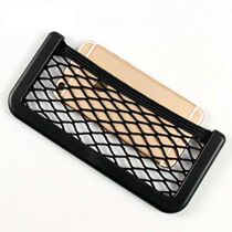 Car mobile phone bag net pocket car storage bag car storage bag sticky multifunctional net pocket storage bag