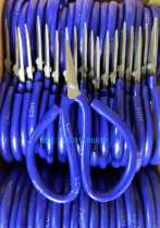 Promotion Lida Line LDH-A4 White Head Blue Handle Pointed Sharp Small Scissors Electronics Factory Special Scissors