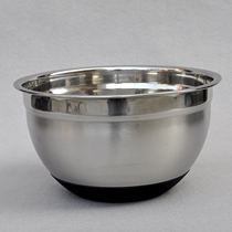 Deepening thickening stainless steel basin silicone bottom non-slip silicone salad bowl seasoning Bowl Baking Egg Bowl