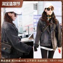 Dili hot bar star with the same denim jacket womens 2020 new autumn and Korean edition loose jacket retro bf clothes