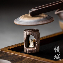 Coarse Pottery ceramic cover Creativity Cover Bowl Teapot Teapot Pot guaito Porcelain Clay Pot tea accessories Tea track Zero fit