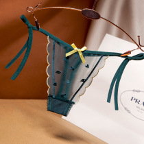 Lace with Tiny pants female large code Adjustable Intelligibility Sensation fire Hot and Spicy Underwear Lady Transparent Embroidered secondary Yuan Low waist