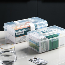 Home Small Medicine Box Portable Medicine Case Mini Medical Box Containing Box of Medical Box Home Toolbox