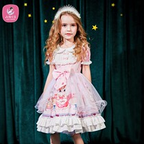 Girls lolita Princess Dress Childrens Wear Childrens Summer Dress High-end Dress Girls lolita Dress lolita Dress