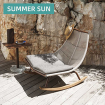 Sun Light House Balcony Leisure Rattan Sofa Combined Outdoor Patio Rocking Chair Terrace single rattan chair rattan sofa tea table