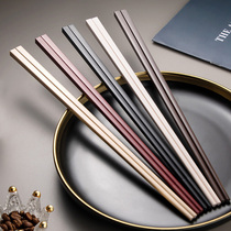 Alloy chopsticks household high - end high - temperature waterproof and oil - resistant commercial catering dishwasher available family 2022 new models