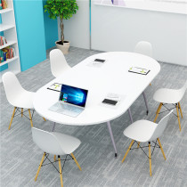 Oval Table Long Table Simple Modern Desk Staff to negotiate a Reception Table Training Table