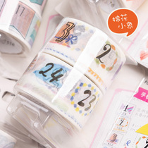 Japan imported MARKS MASTE sticky notes daily payment can be written and paper tape whole roll spot