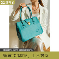 anybag bull leather heavy work multi-barrier commuter single shoulder bag