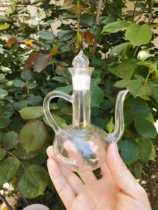 Glass kitchen oil pot storage bottle jar olive oil sesame oil cooking wine chili oil special glass oil bottle