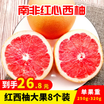 Pinzan South African red heart Grapefruit 8 grapefruit fresh pregnant red meat Grapefruit seed fruit Selected large fruit