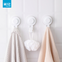 Camellia strong adhesive hook-free punch bathroom tile no trace glue kitchen toilet towel hook hook coat