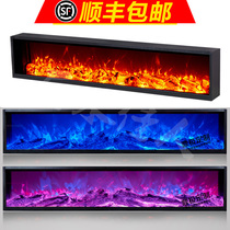  Custom-made custom fireplace core European-style fireplace COB simulation flame electric fireplace Embedded heating decorative fireplace