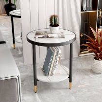 Rock Board Sofa Side A Few Side Cabinets Side Cabinets Small Tea Table Corner A Few Light Lavish Modern Minimalist Living-room Roundtable Headboard Extremely Brief