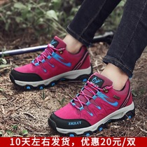 American Foreign Trade Shoes Spring Outdoor Shoes Men Shoes Climbing Shoes Women Waterproof Non-slip Hiking Shoes Climbing Sports Shoes