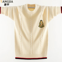 High school students autumn winter sheep sweatshirt thickened with rough hair line beating underpins woolen sweater and youth sweaters trendy