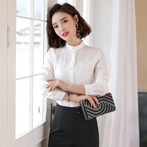 Professional set women Autumn 2019 new long sleeve ladies white shirt dress hotel front desk ol business overalls