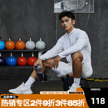 ZONEiD autumn new product stand-up collar long-sleeved t mens strong muscle-protecting fabric sports quick-drying breathable round neck pullover top