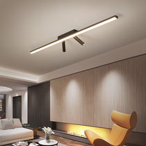 Minimal long stretch LED lights Simple living room Background wall lighting creative aisle lights with light cloakroom lamp