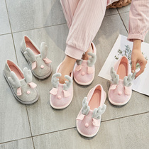 Cute May month shoes winter pregnant women slippers bag with postpartum breathable maternal non-slip indoor thick bottom spring and autumn