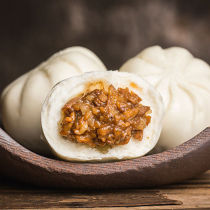 New year gift Yangzhou specialty Wuting buns frozen buns nutrition breakfast gift box 12 bags