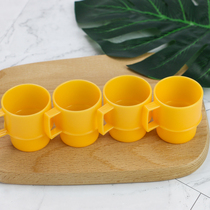 Tupperware Mini Fun Cup cute small wine glass resistant tea cup Chinese handle small water cup measuring cup 30ml