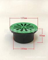 DN100 stainless steel floor drain lawn floor drain 110pvc pipe cast iron pipe inserted floor drain green drain drain