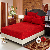 Wedding Celebration Large Red Bed Hood Single bed Kasmat Dreams protective sleeves Anti-slip mattress sleeves 1 5m1 8m2 Mie
