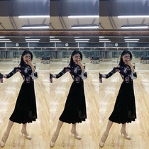 Fairy CR029 suit turtleneck ruffle sleeves CR030 slit modern dress Modern dance dress performance dress art test