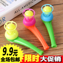 Childrens gifts nostalgic floating blowing ball pipe childrens creative puzzle stall supply novelty small toy wholesale