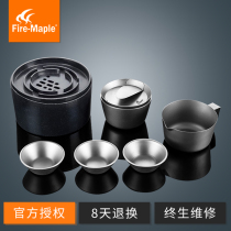 Fire Maple Prajna Titanium Kung Fu Tea Set Cover Bowl Gongway Cup Outdoor Tea Maker Travel Portable Kettle Coffee Mot