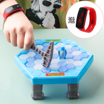 Knocks Ice Cubes Rescue Penguins Icebreaker Kids Parenting Puzzle Tabletop Interactive Little Game Shivering Soundless Toys