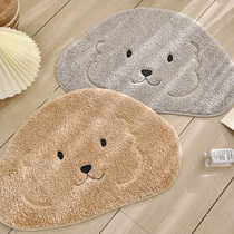 (Bruroman Rhymes) Bathrooms Absorbent Anti-Slip Mat bedroom Handwashing desk Doormat Toilet Floor Mat