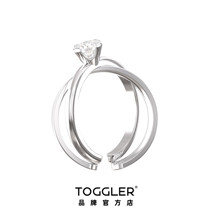 TOGGLER 20AW New Whisper Intimacy Original design Sense pair ring Intersect intimacy ring