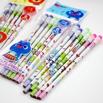 School stationery pencil with eraser South Korea cute cartoon HB pencil bag Kindergarten childrens stationery